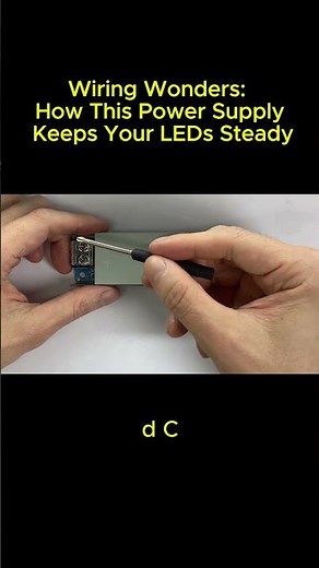 Wiring Wonders: How This Power Supply Keeps Your LEDs Steady#powersupply #psu #ledpowersupply