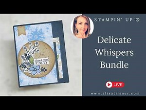Stampin' Up! Delicate Whispers Bundle | Layering Stampin' Blends to Create a NEW Colour