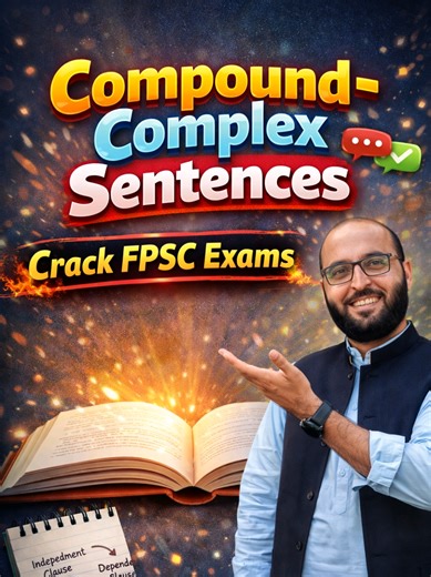 Compound-Complex Sentences : Easy Explanation with example sentences !!! #compoundcomplexsentences #Englishgrammar #fpscexams #English #Sentences