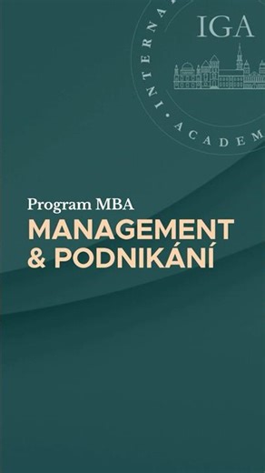 Program MBA - MANAGEMENT & PODNIKÁNÍ #International #Graduate #Academy #mba #management