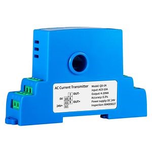 DC Current Transducer 4-20mA 0-20mA 0-10V 0-5V RS485 Output AC Current Sensor 0-10A 0-150A Hall Effect AC/DC Current Transmitter