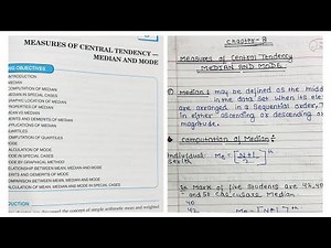 Statistics for Economics Class 11 Notes Chapter 8 Measures of Central Tendency(part-1)
