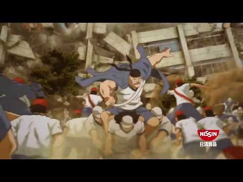 【アニメCM】日清食品 カップヌードル HUNGRY DAYS ワンピース 頂上騎馬戦 篇 窪之内英策／タツノコプロ