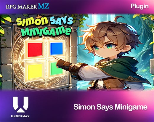 RPG MAKER MZ Plugin: Simon Says Minigame by Undermax