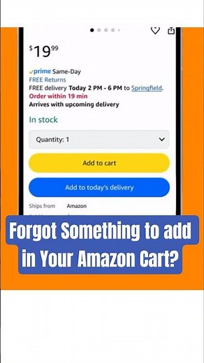 Forgot Something? Amazon Has a Fix Now #amazon
