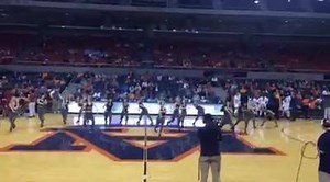WBB beat Bama and we got to show off this great dance by former Tiger Paw member Caroline Tison | Auburn University Tiger Paws