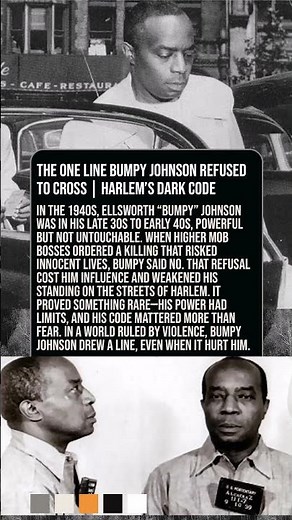 The One Line Bumpy Johnson Refused to Cross | Harlem’s Dark Code #Shorts
