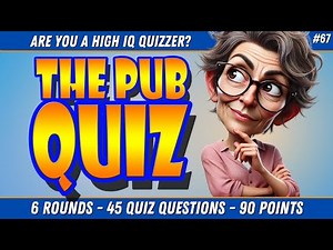45 Epic TRIVIA NIGHT PUB QUIZ Questions for High IQ Quizzers!