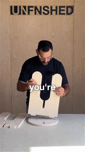 unfnshed | One of our most popular products takes seconds to assemble. Literally. Use it as a side table, plant stand, or even a stool. | Instagram