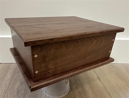 Solid Wood Keepsake/treasure Box - Etsy