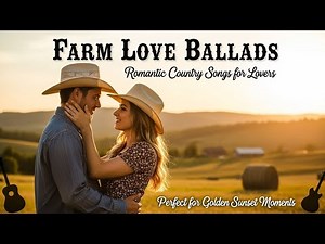 Farm Love Ballads | Romantic Country Songs for Lovers | Perfect for Golden Sunset Moments