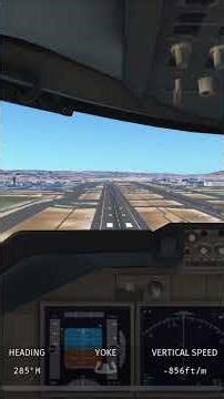 Air France B747-400 landing in San Francisco from Paris CDG #planespotting #landing #airfrance #b747