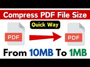 How To Compress PDF File Size | Reduce The Size Of PDF File Without Losing Quality (Quick Way)