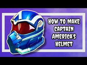 How to make Captain America's helmet from EVA foam - (FREE template)
