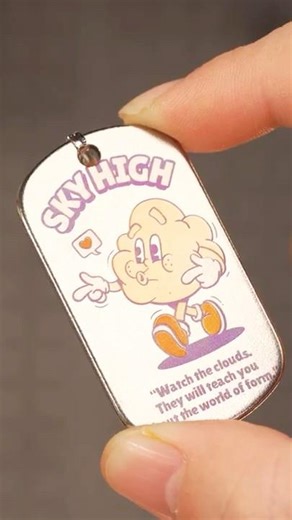 Ti + T1 =Color Magic! Create your own custom #necklace with the #CrealityFalconT1 in just seconds!