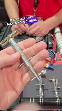 Quick Hose Clamp Making Tool! #cooltools #sema #innovation