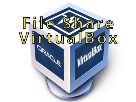 How to use file share Oracle Virtual box