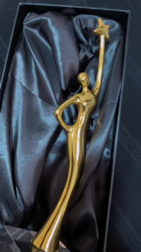 Most Stylish Celebrity of the Year 🏆 Thank you Gambia Fashion Awards for believing in my style and vision ✨