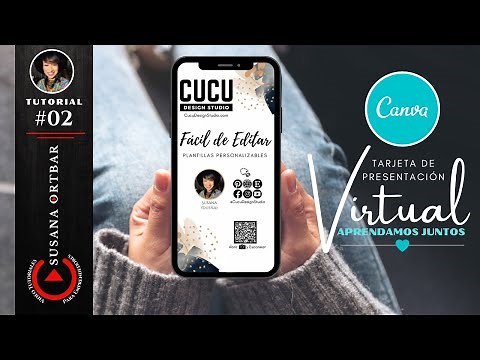 CANVA TARJETA DE PRESENTACIÓN VIRTUAL (Digital) CON CÓDIGO QR