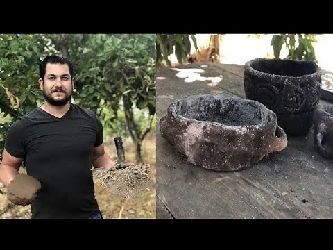 Processing Clay from Any Soil | Pottery Crafting | Primitive Kiln | Cooking in Pottery