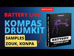 LIVE KOMPAS & ZOUK DRUM SAMPLES – HAITIAN PERCUSSION PACK