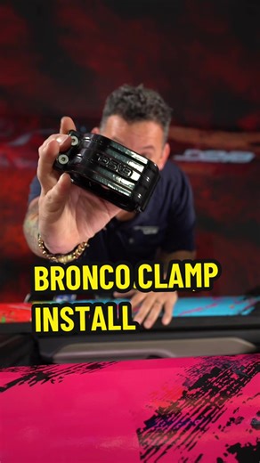 DS18 Bronco Clamp Installation for Audio Setup