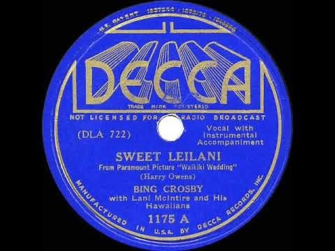 1937 HITS ARCHIVE: Sweet Leilani - Bing Crosby