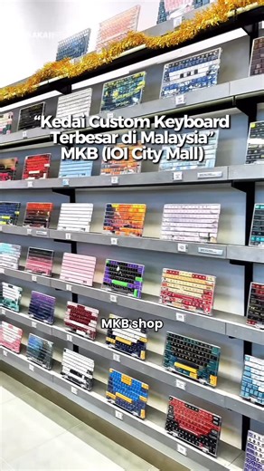 Makan Sedap KL on Instagram: "Malaysia’s largest custom keyboard brand kini sudah dibuka di IOI City Mall! ⌨️✨ Lokasi: Satu tingkat atas Pop Mart, sebelah Convention Centre! 🔥 ON-GOING PROMO MKB! - Grand Giveaway & In-store Giveaway bernilai RM5,000 🎁 - FREE keyboard cleaning + FREE Minear Acrylic Stand - Promo sah sehingga 30/11/2025 ✨ Apa yang special di MKB? • Ada step-by-step guidance untuk bina keyboard custom unik anda sendiri • Budget build bermula RM200! • Port terbaik untuk lengkapkan