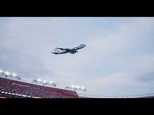 The most EPIC Air Force One Flyover