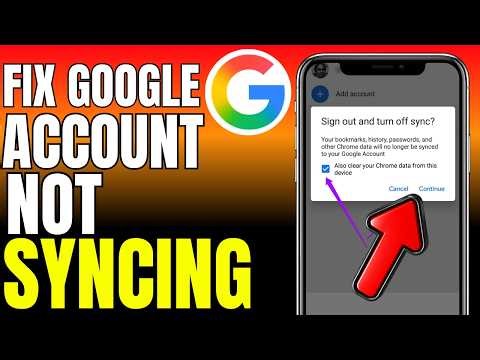 How To Fix Google Account Not Syncing 2026 (Fast And Easy)