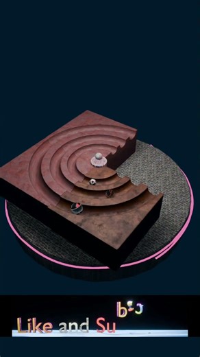 3ballsMoving opposite in Blender #blender #physics #3danimation #motiongraphics