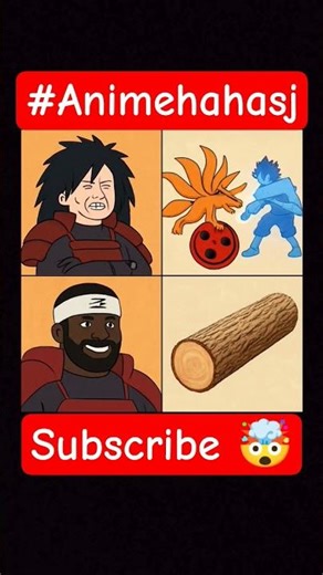funny naruto vs log meme | anime parody creative edit