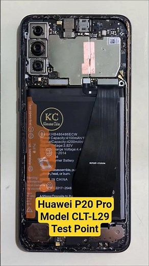 Huawei P20 Pro Test Point Huawei CLT-L29 Test Point #huaweitablet #huawei