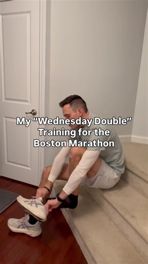 Wednesdays are tough but worth it. 2x workout day training for Boston 4:40 alarm to meet up with my run crew for 7 miles before 7am. Need the fuel from @twinvalleycoffee. Workday in the middle. Training again at night. Francesca (my wife) is the coach! … and yes, I do have a full-time “9-5”.. what do you think I do for work? 👀 And no, marathon training doesn’t pause around it. Follow along for the real side of marathon training, especially if you’re planning to get faster for your spring race. 
