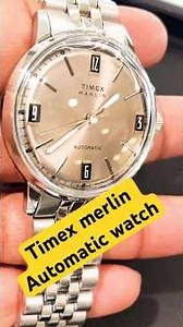 Marlin Automatic 40mm Stainless Steel Bracelet Watch #timex #watch
