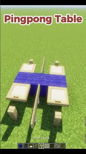 🏓Minecraft Epic Pingpong Table!🏓#shorts