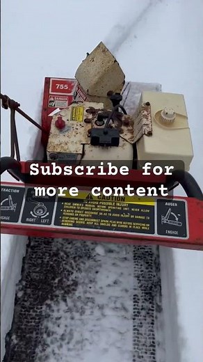 Snow blower ( old simplicity 755 ) still working well after decades