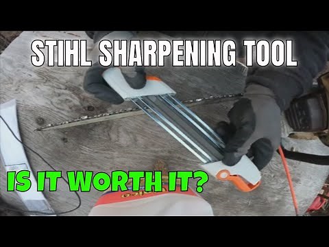 IS IT WORTH IT??? - STIHL CHAINSAW SHARPENING TOOL - REVIEW AND TEST