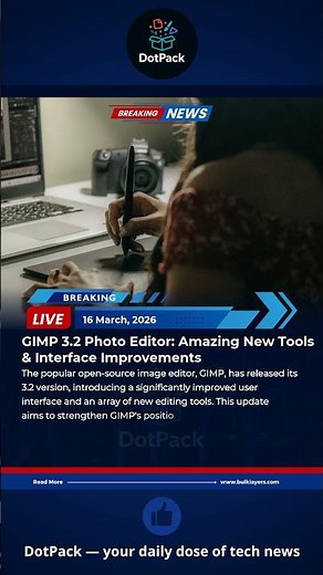 GIMP 3.2 Photo Editor: Amazing New Tools & Interface Improvements