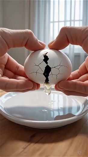 🥚The beauty of an egg breaking✨