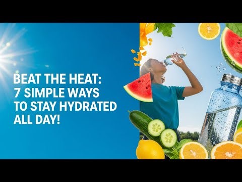Beat the Heat: 7 Simple Ways to Stay Hydrated All Day!