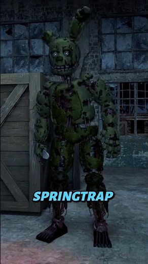 Did You Know Springtrap Can Be Lured Using Sound in FNAF? 😱 #fnaf #springtrap
