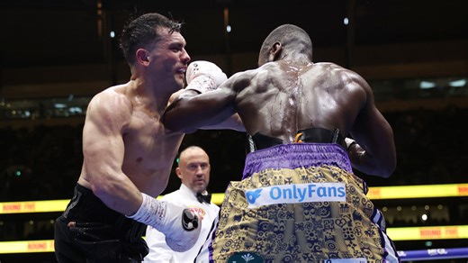 'Who told him to do that?' - Fans baffled by boxer with adult site label on bum