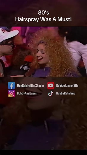 Let’s admit it. In the 80’s we were addicted to hairspray 😱 It’s not a secret🤣 Here’s a clip with regular Sara Ware who’s hair was always perfect 👌 #dancepartyusa #1980s #hairspray #80s #80stv