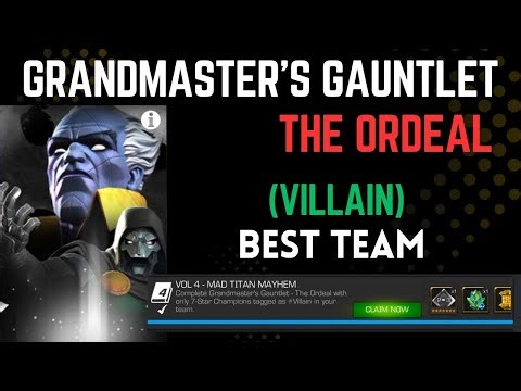 The Ordeal Best VILLAIN TEAM for easy completion - Marvel Contest of Champions