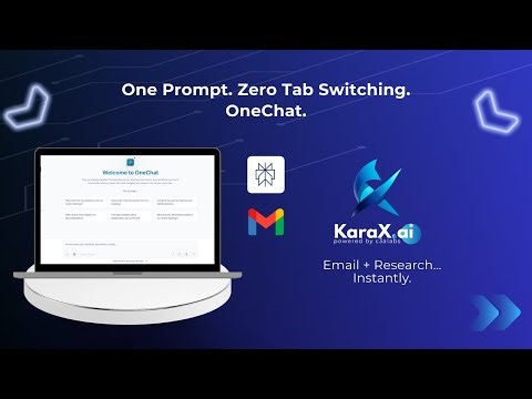 Research + Email + Follow-Ups in ONE Prompt — Meet OneChat