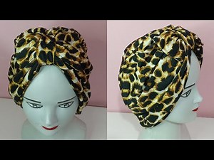 Turban Hat Tutorial / Turban Hat Sewing Pattern / Turban Hat DIY / Making Turban Hat