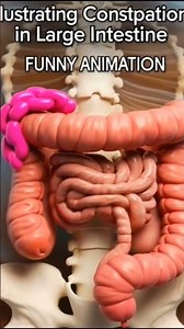 Funny Human Digestive System Animation | Watch How Food Moves! 🍎💩