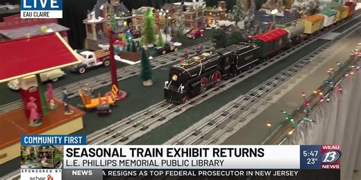 Seasonal Train Exhibit Returns @5:45