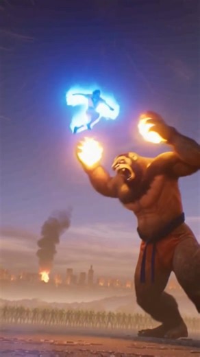 My Friend Lost Control #anime #dbz #goku #anime #supersaiyan #oozaru #greatape #saiyan #dbs